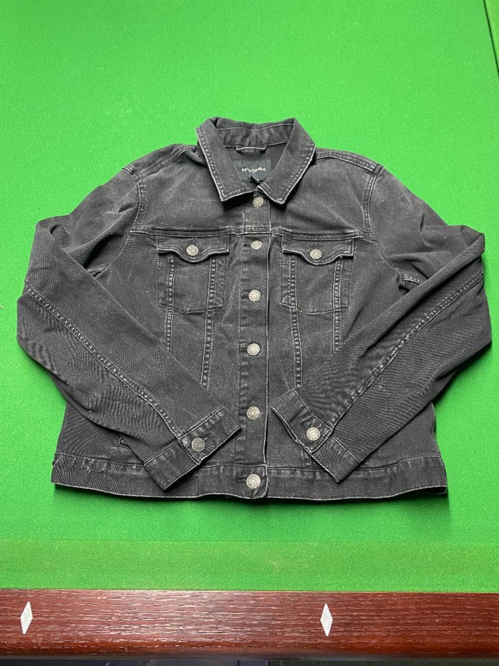 Black jean jacket